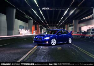 Subaru WRX STI on ADV.1 Wheels (ADV5SMV2) 2014 года